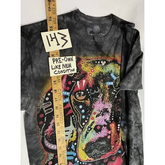 The Mountain Dog T-Shirt Medium Dean Russo Tie Dye Graphic Colorful Art Style - Picture 4 of 8